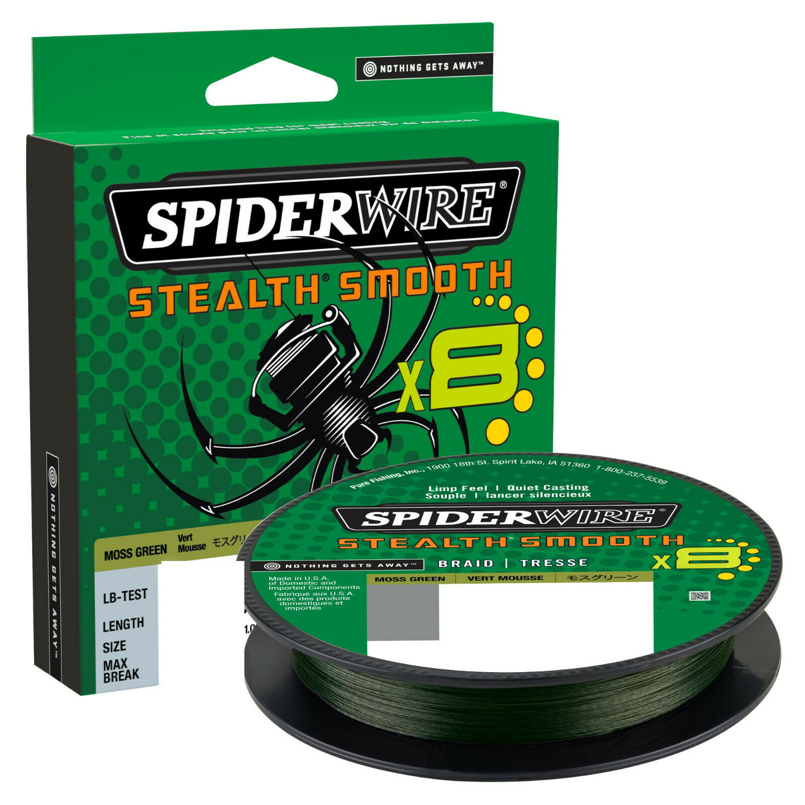 Spiderwire Stealth Smooth 8 Moosgrün